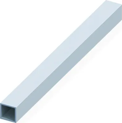 Produktbild von Vormann Alu-Profil Vierkantrohr 20x20x1,5 silber elox. 1000 mm lang