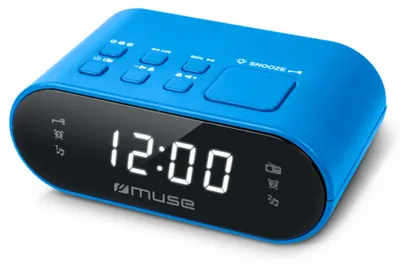 Immagine prodotto di Muse M10bl Sveglia Blu Taglia Unica / Spina UE 220V Blu Taglia Unica