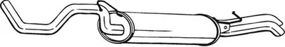 Produktbild von Bosal Endschalldämpfer  281-227