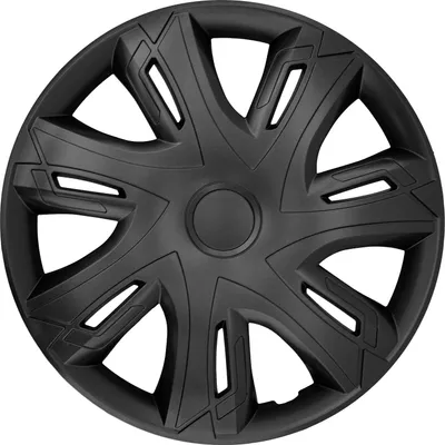 Produktbild von Lemy kolies pre oceľové disky sada 4 krytiek nábojov vozidla Vhodné pre väčšinu značiek a diskov ABS plast (matná čierna, 16")