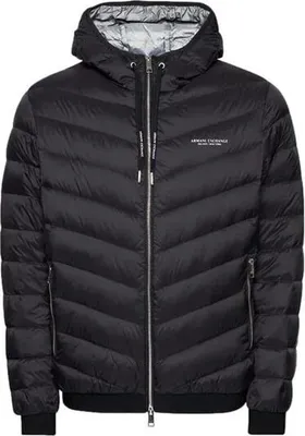 Produktbild von ARMANI EXCHANGE Leichte jacke Herren Textil Schwarz GR55845 - Größe: XL