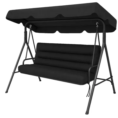 Zdjęcie produktu dla Wymienny dach do huśtawki ogrodowej - 215×120 cm, wodoodporny i odporny na promieniowanie UV | Hobbygarden