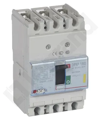 Image de DPX3 160 Disjoncteur de puissance 160A 3P 16kA 400V AC Bornes à vis