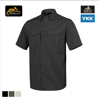 Zdjęcie produktu dla Helikon-Tex DEFENDER Mk2 Short Sleeve - PolyBawełna Ripstop - dostępny w kilku wersjach, rozmiar:3XL, kolor:Olive Green