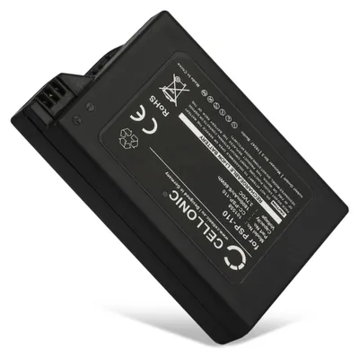 Produktbild von CELLONIC 1x Akku für Spielekonsole Kompatibel mit Sony PSP 1, PSP-110 - (1800mAh, 3.7V)