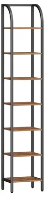 Produktbild von Bücherregal - Bücherkorb - Regalschrank - Aufbewahrungsschrank - Regalkonstruktion - Freistehend, 7-stöckig