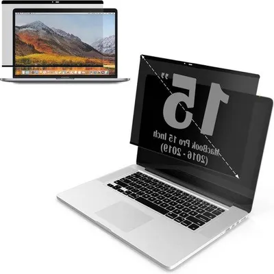 Immagine prodotto di Schermo protettivo magnetico per MacBook Pro 15 pollici 2016, 2017, 2018, 2019 | Filtro protettivo antiriflesso per laptop