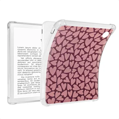Zdjęcie produktu dla Przezroczysta obudowa imoshion Design do Kobo Libra Colour – Hearty Blush