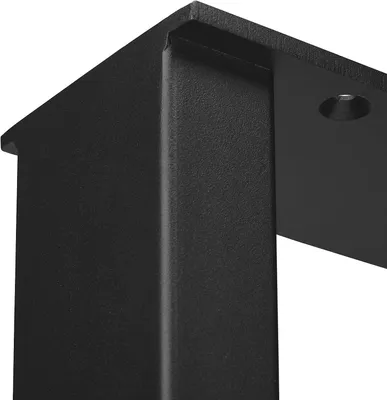 Produktbild von Bankgestell TAB aus Stahl in Schwarz Matt, Profil 80 x 40 mm, Höhe: 420 mm, Tiefe: 430 mm