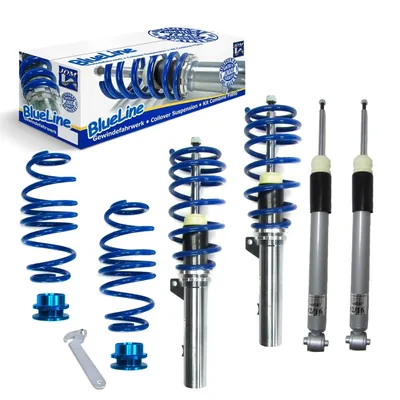 Produktbild von JOM BlueLine Gewindefahrwerk Stoßdämpfer mit Federn für VW Golf VII Schrägheck (5G1, BQ1, BE1, BE2) Golf VII Variant (BA5, BV5) Golf VII Kastenwagen