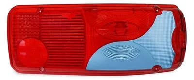 Image de Lentille, verre pour feu arrière droit, bleu Man TGA 201801MCRH