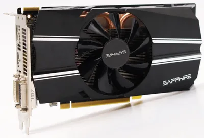 Produktbild von Sapphire 11222-07-20G, Radeon R7 260X, 1 GB, GDDR5, 128 Bit, 2560 x 1600 Pixel, PCI Express 2.0