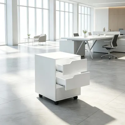 Produktbild von Praktischer Rollcontainer Mobiler Aktenschrank Vielseitiger Sideboard