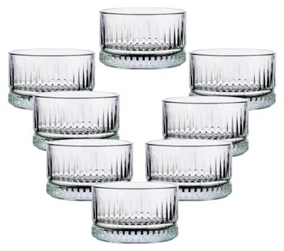 Produktbild von Kristallglas Dessertschalen 8er Set 215ml BLEI FREI
