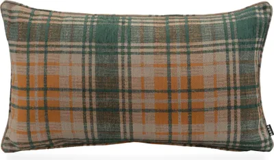 Produktbild von H.O.C.K. Eddy Kissen mit Keder 70x40cm kariert col. 12 grün / orange terra very british