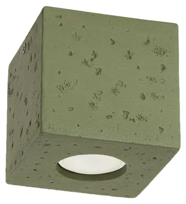 Produktbild von Deckenleuchte QUAD, Beton, olivgrün