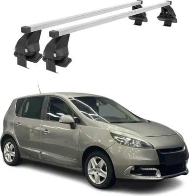 Zdjęcie produktu dla Bagażnik bazowy Menabo do Renault Scénic III Facelift 2013-16 stalowo-szary