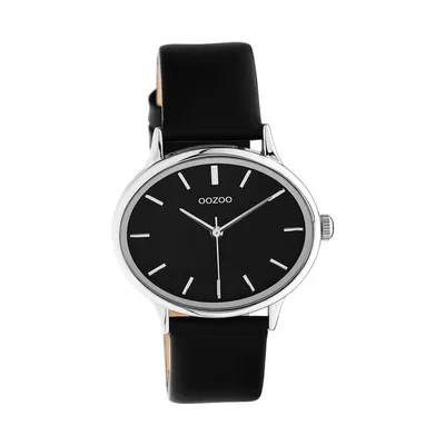 Produktbild von Oozoo Damen Armbanduhr schwarz Analog C10944 Timepieces Lederarmband D2UOC10944