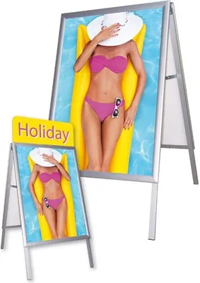 Produktbild von Kundenstopper Waterproof Board, DIN A2 Gehrung