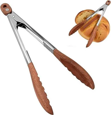 Obrázek produktu pro Dřevěná naběračka do polévky s nerezovou rukojetí - 29 cm