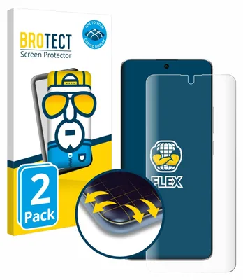 Produktbild von 2x BROTECT Fullscreen Schutzfolie für Xiaomi Redmi Note 13 Pro+ 5G Displayschutz Folie Fullcover Klar Transparent