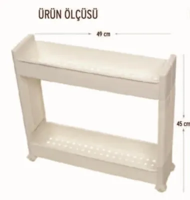 Obrázek produktu pro Regál Univerzální 2 Patra Bílá
