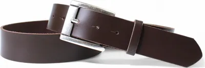 Produktbild von FRONHOFER Damen Ledergürtel 4 cm mit altsilbernen Gürtelschnalle, echt Leder
