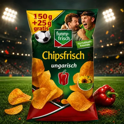 Productafbeelding van funny-frisch 7045198000 funny-frisch ungarisch Chips 175,0 g, 1 St.