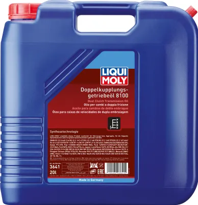 Produktbild von LIQUI MOLY 8100 ATF DCT Automatikgetriebeöl HC Synthese Öl 20L 3641 für VW Golf VII Schrägheck (5G1, BQ1, BE1, BE2) Golf IV Schrägheck (1J1) GOLF VI