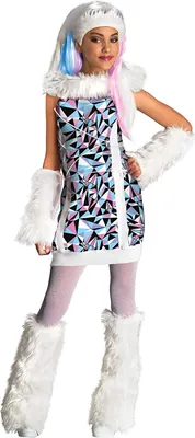 Produktbild von Monster High Kinder Kostüm "Abbey Bominable" Größe: M / 122-128 (5-7Jahre)
