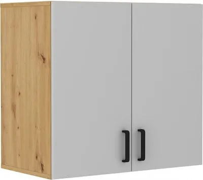 Produktbild von Oberer Regalschrank MABAKA – Artisan-Eiche / grau