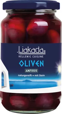 Image de Olives noires Liakada extra larges ATG 200g