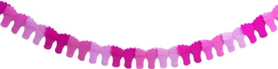 Produktbild von Oblique Unique Girlande Baby Shower Schwangerschaft - Füßchen pink