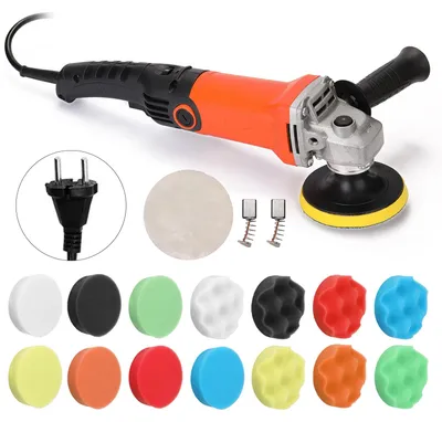 Produktbild von 1200 W, 220 V, elektrischer Autopolierer mit einstellbarer Drehzahl, Wachsmaschine, Poliergerät für Autos und Möbel