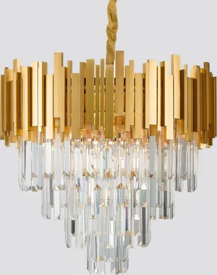 Produktbild von Nova Luce GRANE Pendelleuchte E14 8-fach Gold 120x55cm dimmbar 9181200