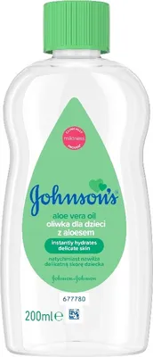 Immagine prodotto di Johnson & Johnson Baby Olio per bambini all'aloe vera, 200 ml