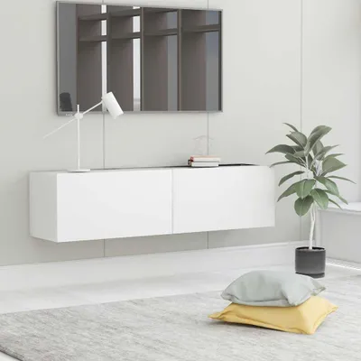 Produktbild von vidaXL TV-Schrank Weiß 120x30x30 cm Holzwerkstoff