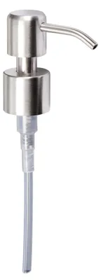 Produktbild von Seifenspender aus Edelstahl für Flaschen mit 22-mm-Gewinde, gebürstete Oberfläche (1)