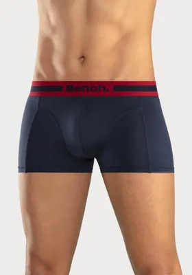 Produktbild von Bench Funktionsboxer Boxershorts für Herren 4 -teilig navy-rot, navy-grau-meliert, navy-blau, navy-weiß Größe XL