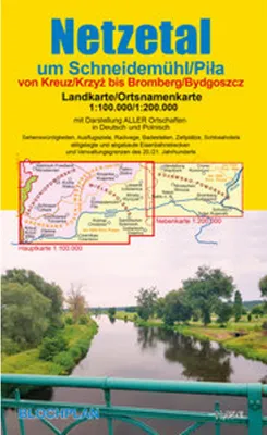Produktbild von Landkarte Netzetal um Schneidemühl/PiÅa