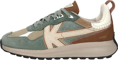 Produktbild von Kaotiko Vancoouver Artisan Sneakers Laag - Groen - Maat 41