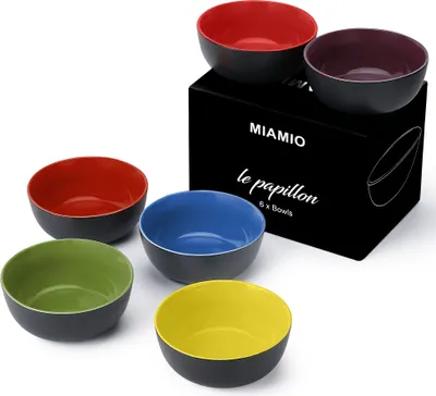 Produktbild von Le Papillon Bowls Set of 6 Mixed