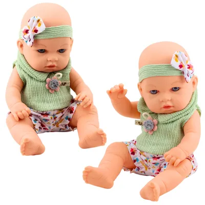 Obrázok produktu pre Baby Doll Zelené kvetinové šaty Čelenka s mašľou