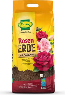 Produktbild von Frux Rosenerde Spezialerde 18L für Rosen im Garten und Kübel