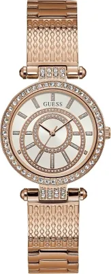 Produktbild von Guess Damenuhr W1008L3 CYRKONIE Roségold