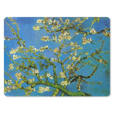 Produktbild von MuchoWow® Mauspad Mousepad Mandelblüte - Vincent van Gogh 40x30 cm - Mousepads - Maus Mat - Pad - Mausunterlage - Anti Rutsch