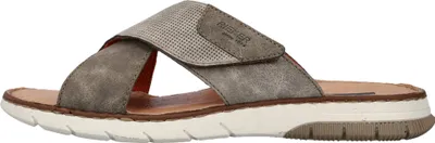 Produktbild von Rieker Herren Pantolette Klettverschluss Clog 25283, Größe:43 EU, Farbe:Mehrfarbig