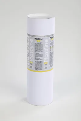 Produktbild von Plastiline 10kg Härtegrad 30 (extraweich) Rohrverpackung - Hellgrau 10630T