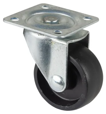 Zdjęcie produktu dla Kółka BS Kółko skrętne F25.038 tworzywo Ø 40 mm do 25 kg z płytką 42x42 mm