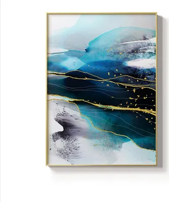 Produktbild von TPFLiving Kunstdruck LW-52 (OHNE RAHMEN) Poster - Leinwand - Wandbild - Hochauflösender Giclée-Druck, langlebig und hochwertig - Nordic Art - Abstrakte Strukturen - Bilder Wohnzimmer -  - Größe: 60x80cm